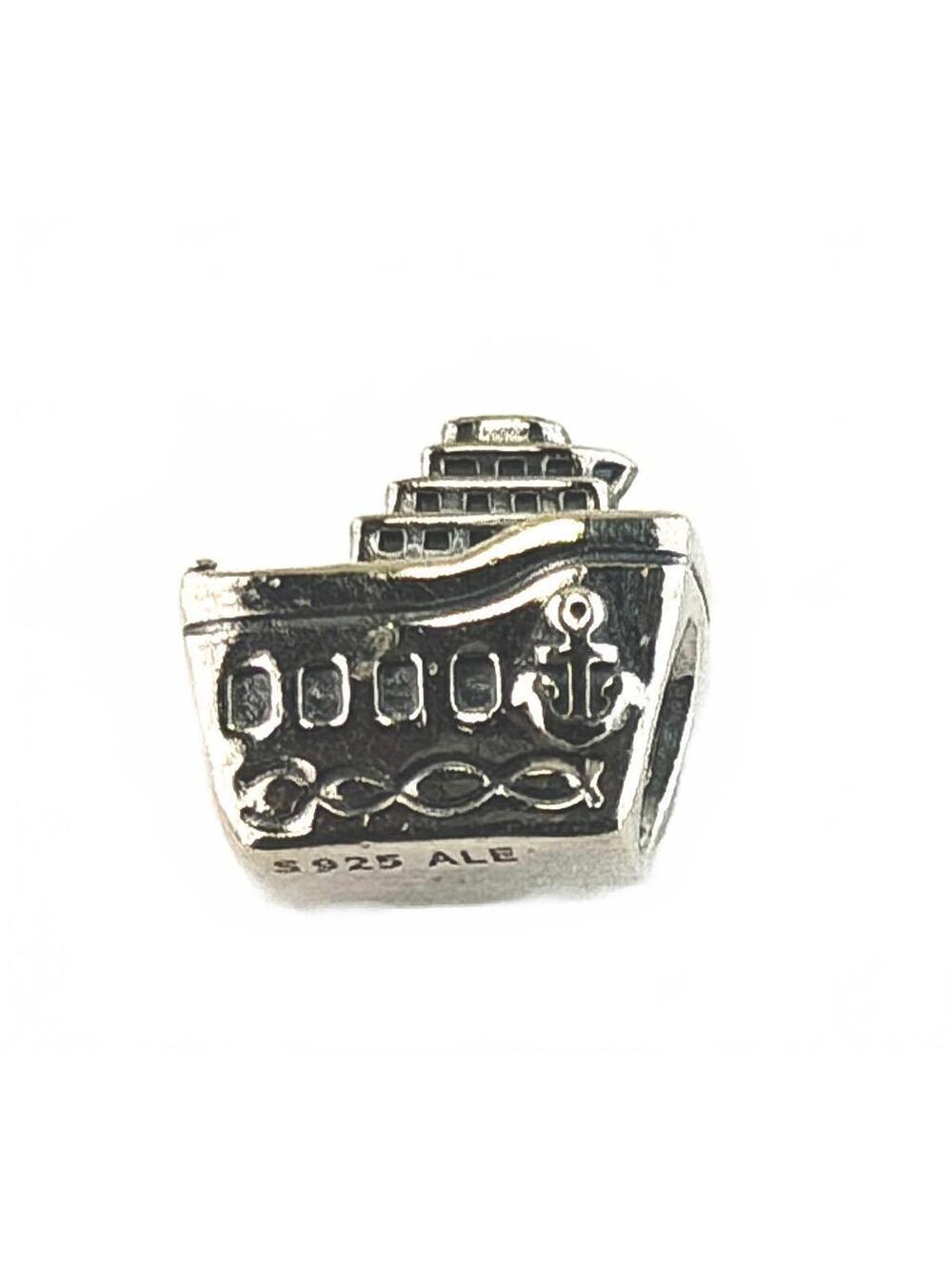 Pandora Retired Sterling Silver Cruise Ship Anchor Charm S925 ALE Nautical